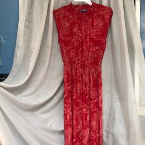 Beautiful red maxi dress